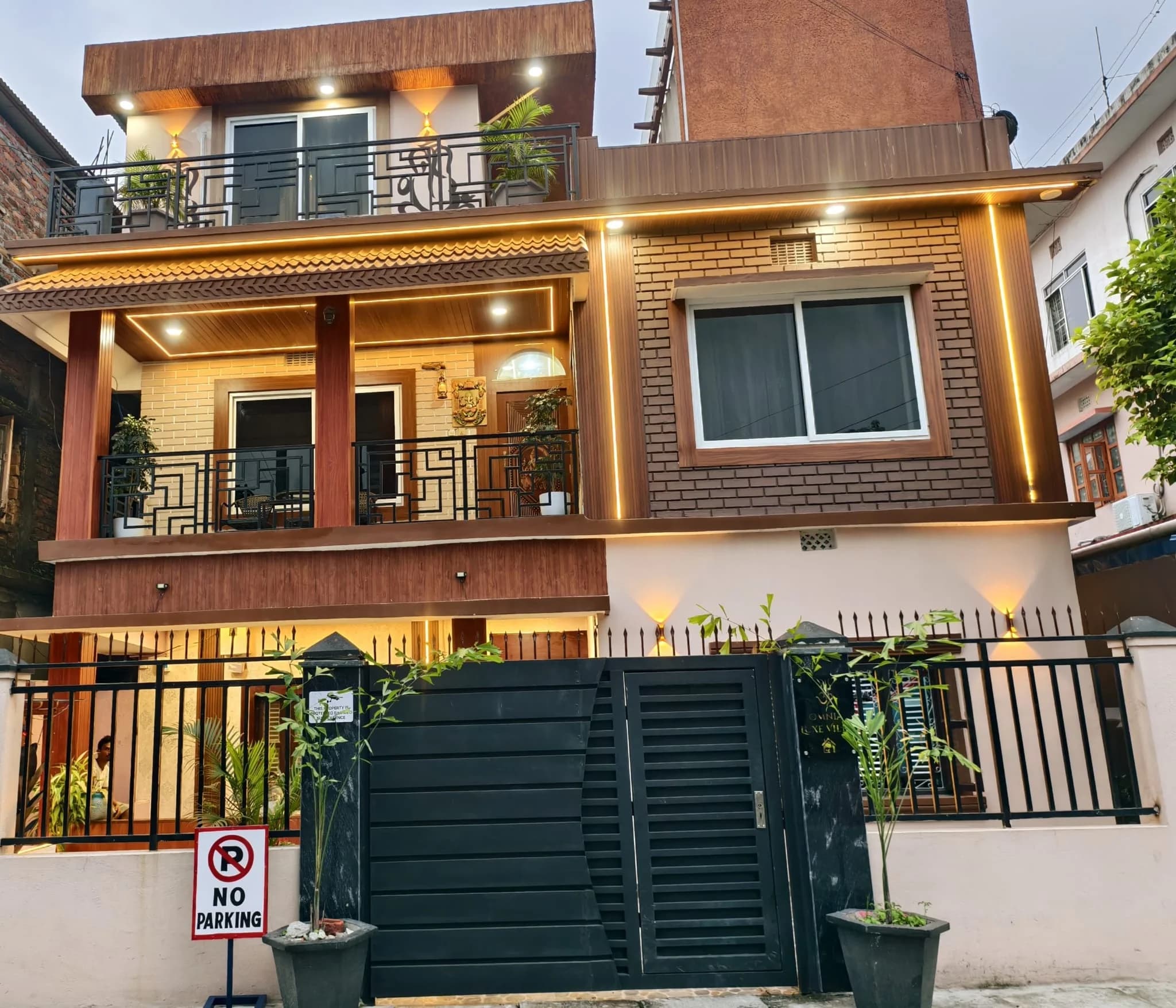 Safety, service & power at Omnia Luxe Villa, Damak
